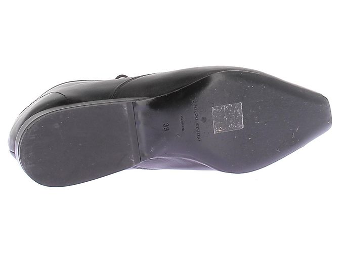 Autre Marque Derbies de cuero negro LOULOU STUDIO - vista 7