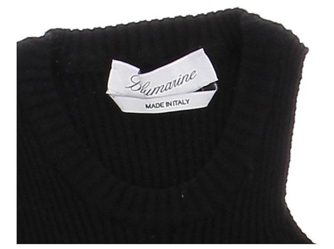 Blumarine Pull noir épaule dénudée - vue 5