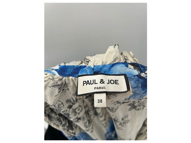 Paul & Joe Blaues Blumen Maxi Kleid Viscose - Ansicht 5