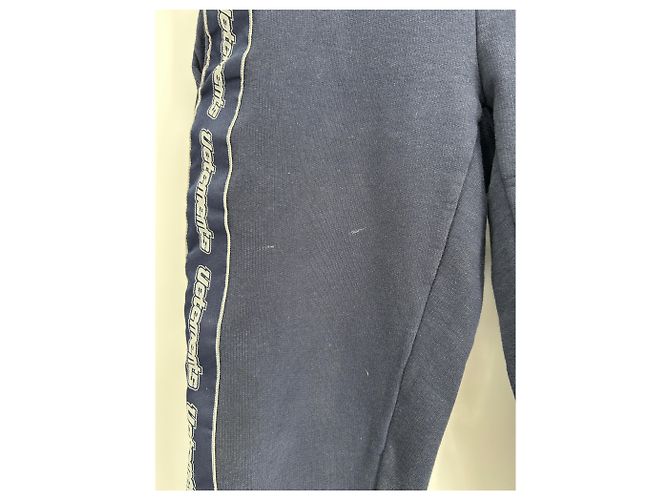 Autre Marque Pantalones de chándal azul marino DEMNA GVASALIA de algodón - vista 3