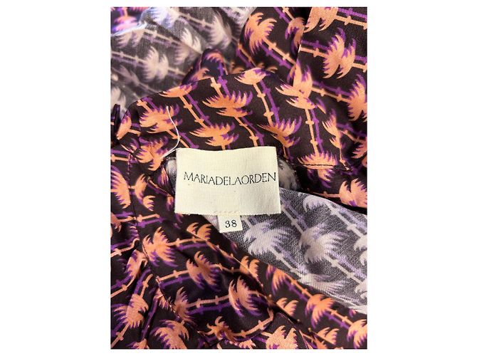 Autre Marque Blusa estampada de viscosa rosa MARIA DE LA ORDEN - vista 5