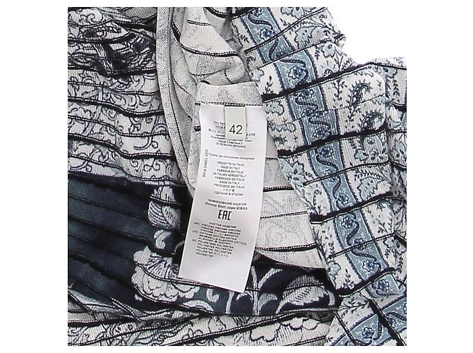 Falda Etro Azul Marino de Viscosa - vista 6