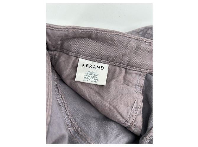 J Brand Maria Python Jeans Grau Baumwolle Größe 27 - Ansicht 4
