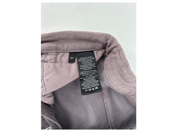 J Brand Maria Python Jeans Grau Baumwolle Größe 27 - Ansicht 6