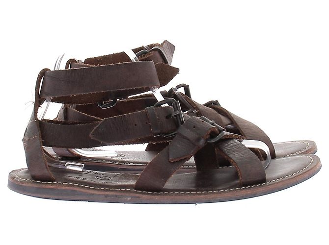 Angel Jackson Sandales marron en cuir Brown - view 2