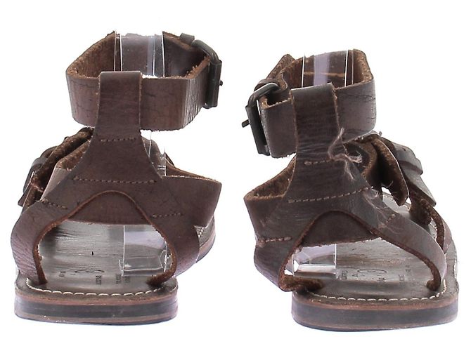 Angel Jackson Sandales marron en cuir Brown - view 5