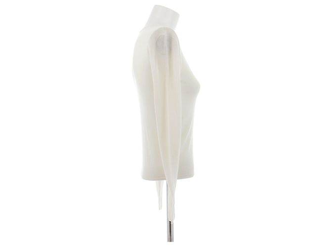 Totême Suéter blanco roto de cachemira Beige - vista 3
