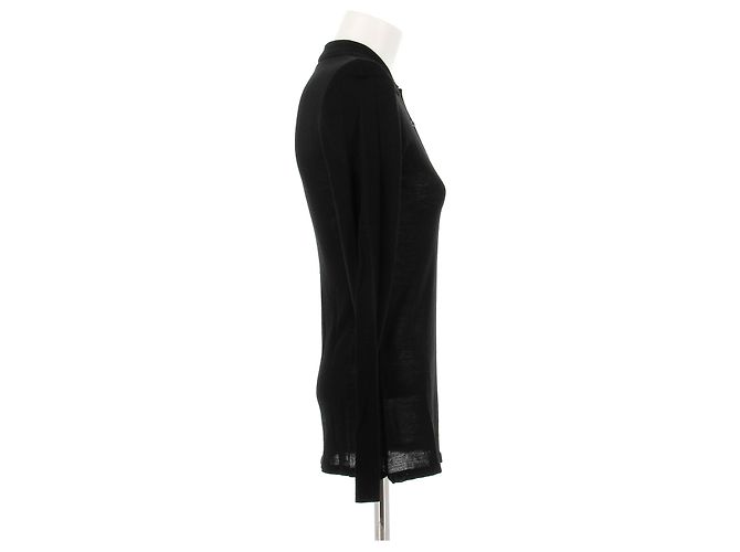 Totême Cardigan aus Wolle schwarz - Ansicht 3