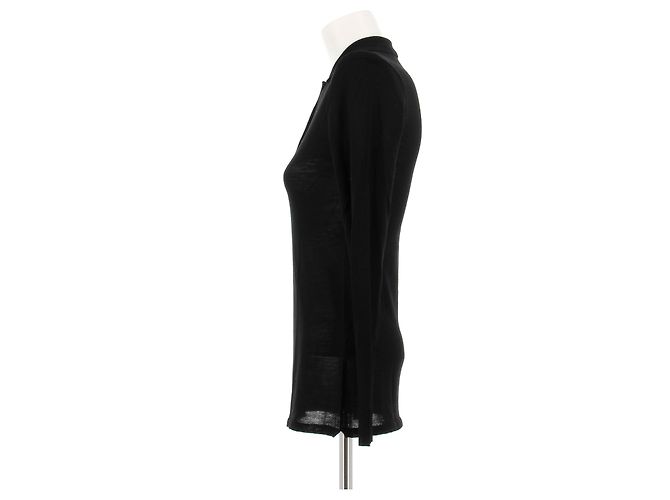 Totême Cardigan aus Wolle schwarz - Ansicht 4