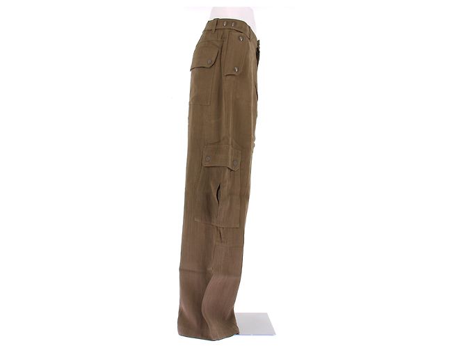 Phoebe Philo Braune/khakifarbene Cargo-Hose - vista 3