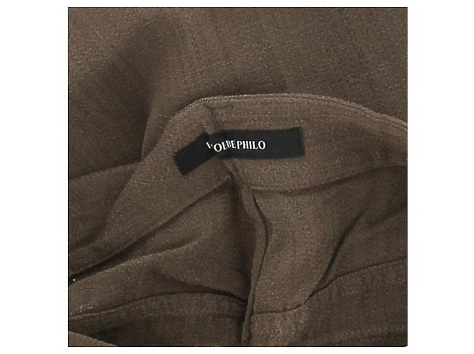 Phoebe Philo Braune/khakifarbene Cargo-Hose - vista 5