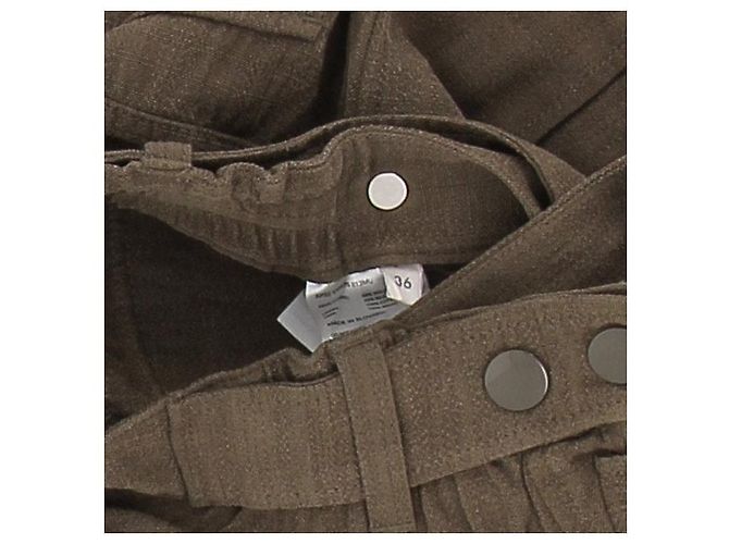 Phoebe Philo Braune/khakifarbene Cargo-Hose - vista 7