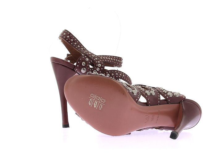 Alaïa Sandali con tacco Marrone - vista 7