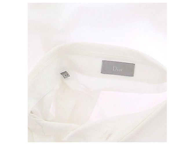 Dior CD Hemd weiß aus Baumwolle - Ansicht 5
