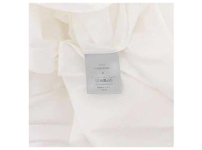 Dior CD Hemd weiß aus Baumwolle - Ansicht 6