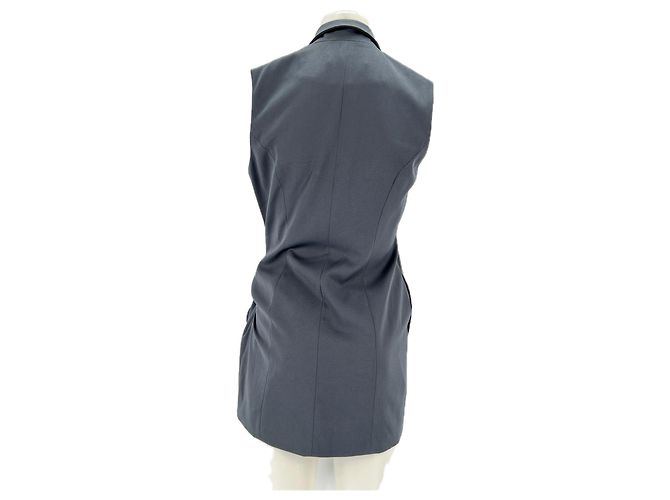 Autre Marque ELLIATT Graues Wollkleid mit Schleife - Ansicht 2