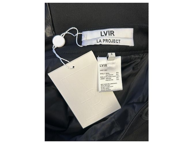 Autre Marque Mini falda negra de lana Negro - vista 5