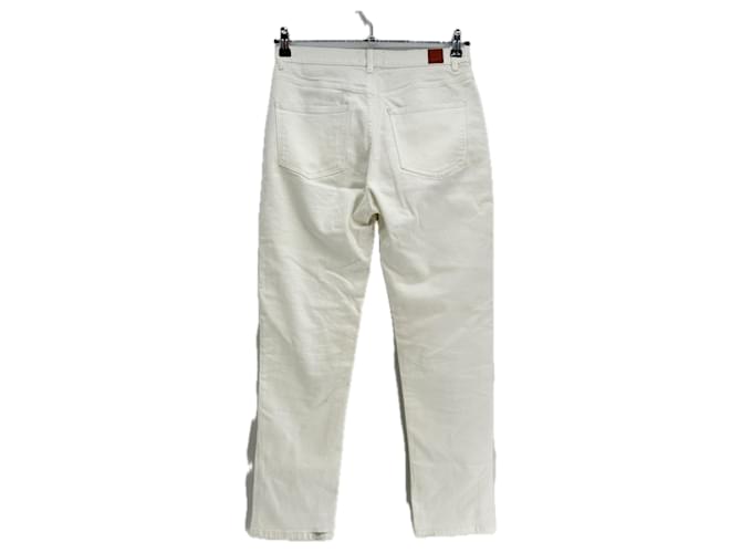 Jeans dritti bianchi Eric Bompard Bianco - vista 2