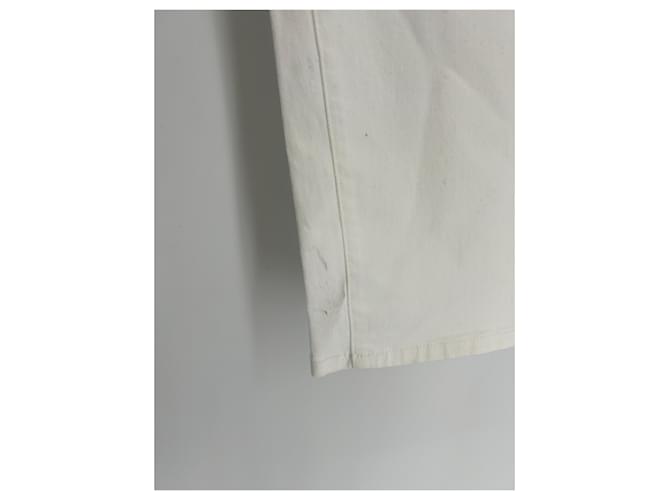 Jeans dritti bianchi Eric Bompard Bianco - vista 3