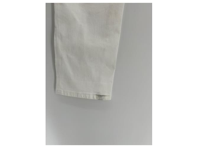 Jeans dritti bianchi Eric Bompard Bianco - vista 4