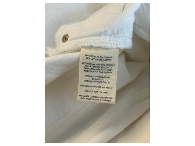 Jeans dritti bianchi Eric Bompard Bianco - vista 6