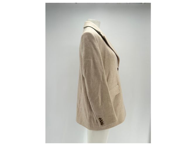Blazer de lana beige & Other Stories - vista 3