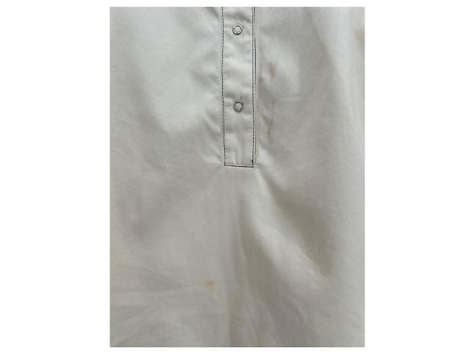 Blusa Roseanna beige de algodón con botones - vista 6
