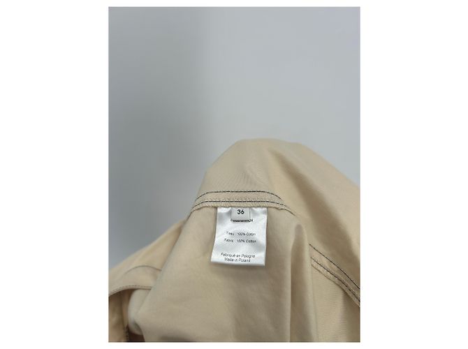 Blusa Roseanna beige de algodón con botones - vista 8
