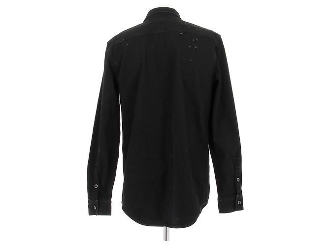 Camisa de denim preta Givenchy Preto - vista 2