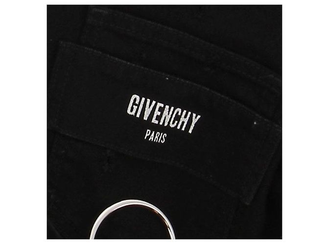 Camisa de denim preta Givenchy Preto - vista 5