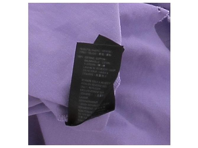 Camiseta Balenciaga con Logo Morada de Algodón Púrpura - vista 7