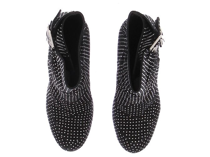 Laurence Dacade Botín de tacón con strass Negro - vista 6