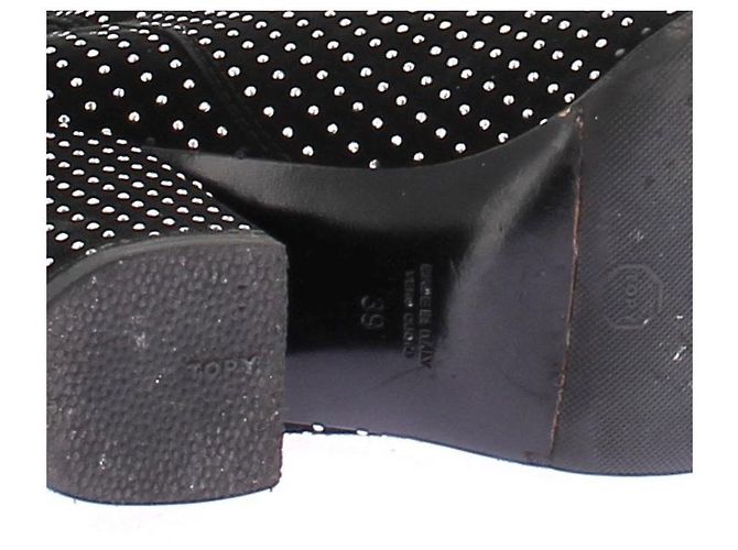 Laurence Dacade Botín de tacón con strass Negro - vista 8