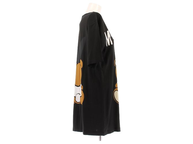 Moschino T-Shirt Kleid Schwarz Viscose - Ansicht 4