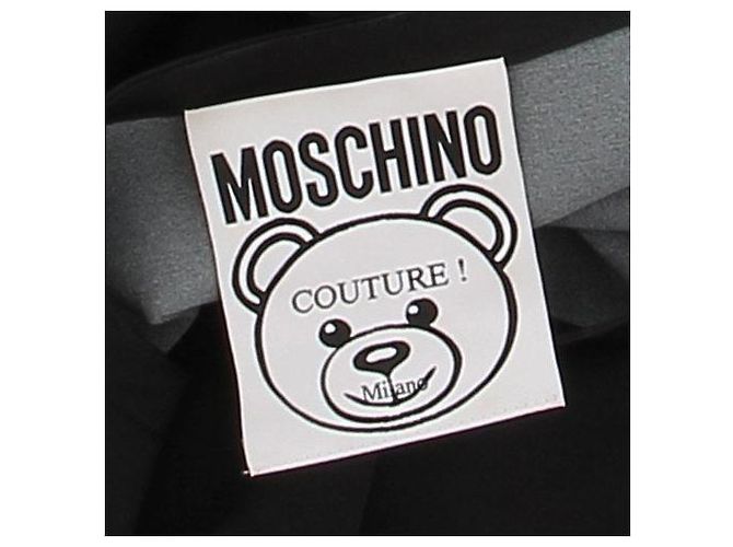 Moschino T-Shirt Kleid Schwarz Viscose - Ansicht 6