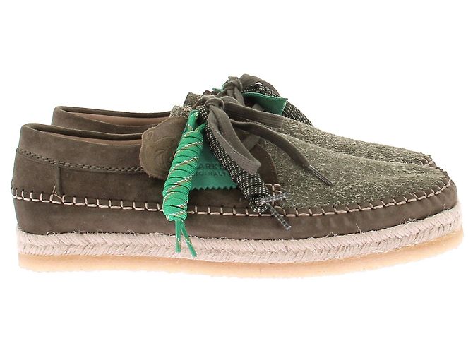 Clarks Weaver Scarpe stringate in suede verde - vista 2