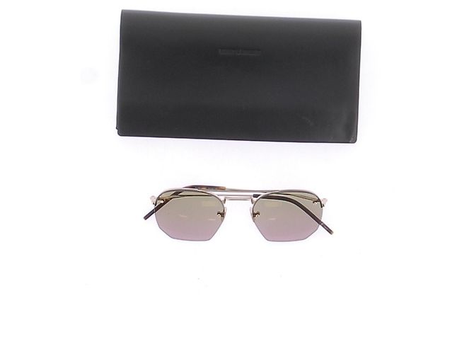 Saint Laurent Gafas de sol doradas Dorado - vista 7