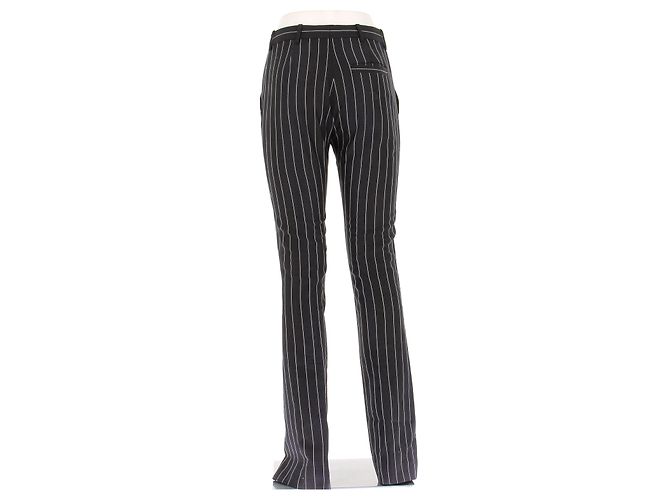 Pantalones Louis Vuitton grises con rayas blancas - vista 2