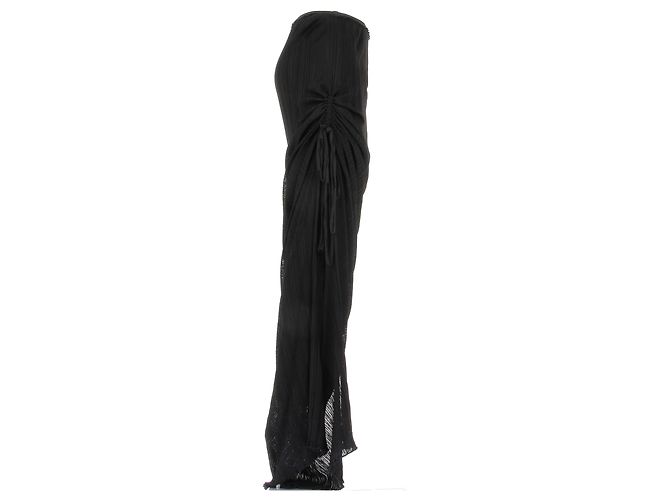 Falda larga plisada negra Alaïa Negro - vista 3