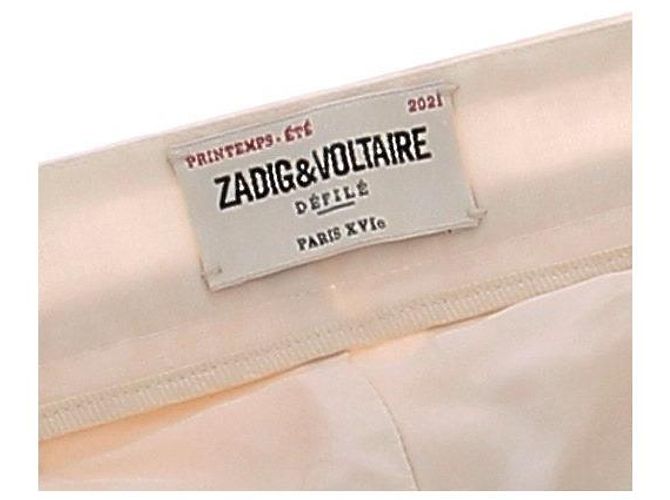Zadig & Voltaire Ecru Wool Blend Pants Beige - view 6