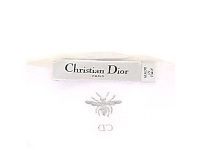 Dior bedrucktes T-Shirt mit kurzen Ärmeln weiß - Ansicht 5