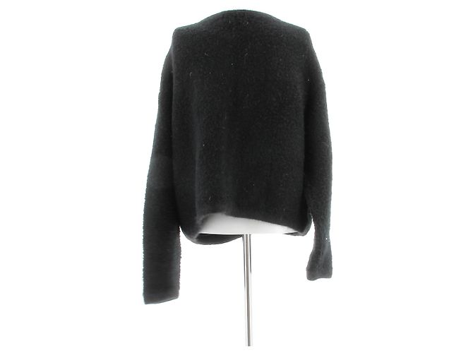 Autre Marque MALINA Wollcardigan Schwarz mit goldenen Knöpfen - Ansicht 2