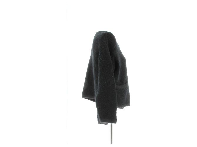Autre Marque MALINA Wollcardigan Schwarz mit goldenen Knöpfen - Ansicht 3