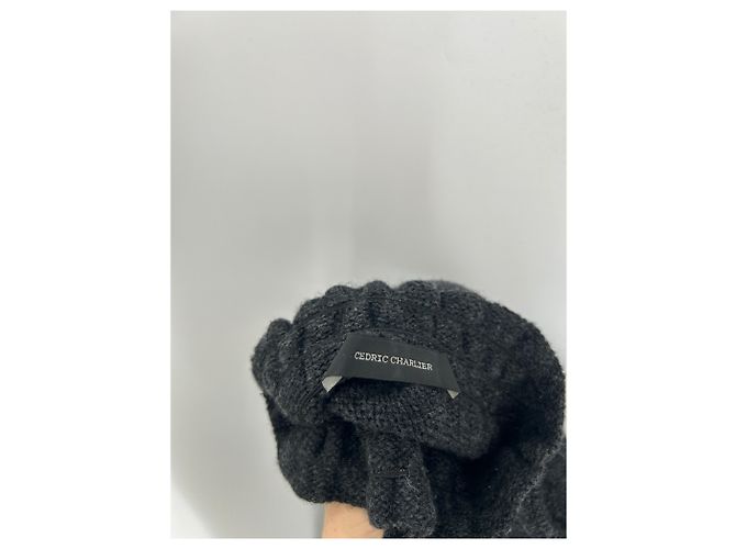 Suéter de lana gris Cédric Charlier - vista 5