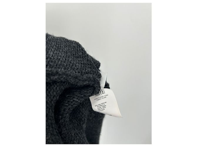 Suéter de lana gris Cédric Charlier - vista 7