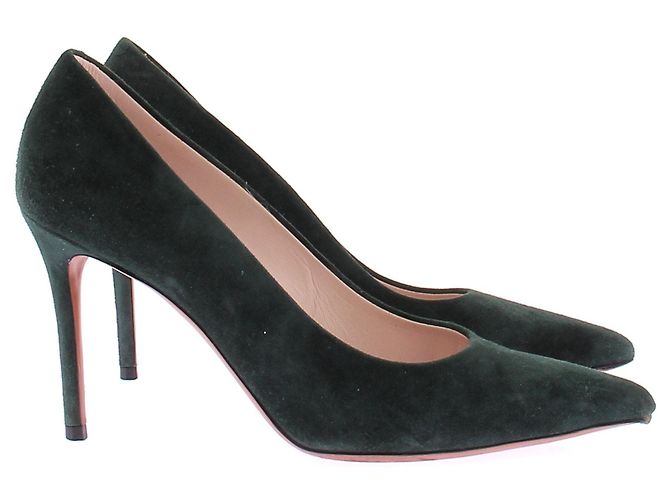 Zapatos de tacón Céline de ante verde 38 - vista 2