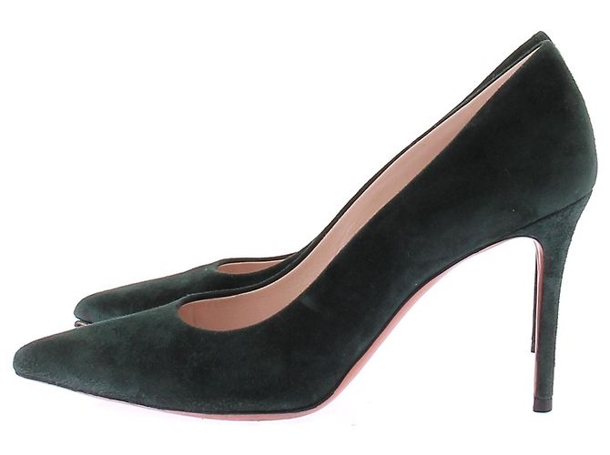 Zapatos de tacón Céline de ante verde 38 - vista 3