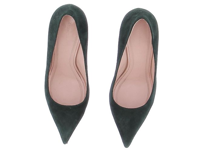 Zapatos de tacón Céline de ante verde 38 - vista 6
