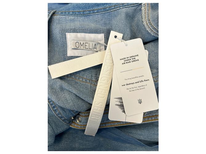 Autre Marque Camicia in denim OMELIA blu - vista 5