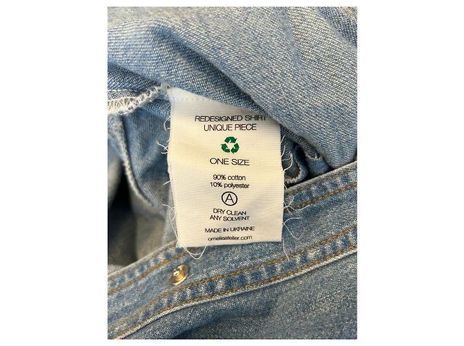 Autre Marque Camicia in denim OMELIA blu - vista 6